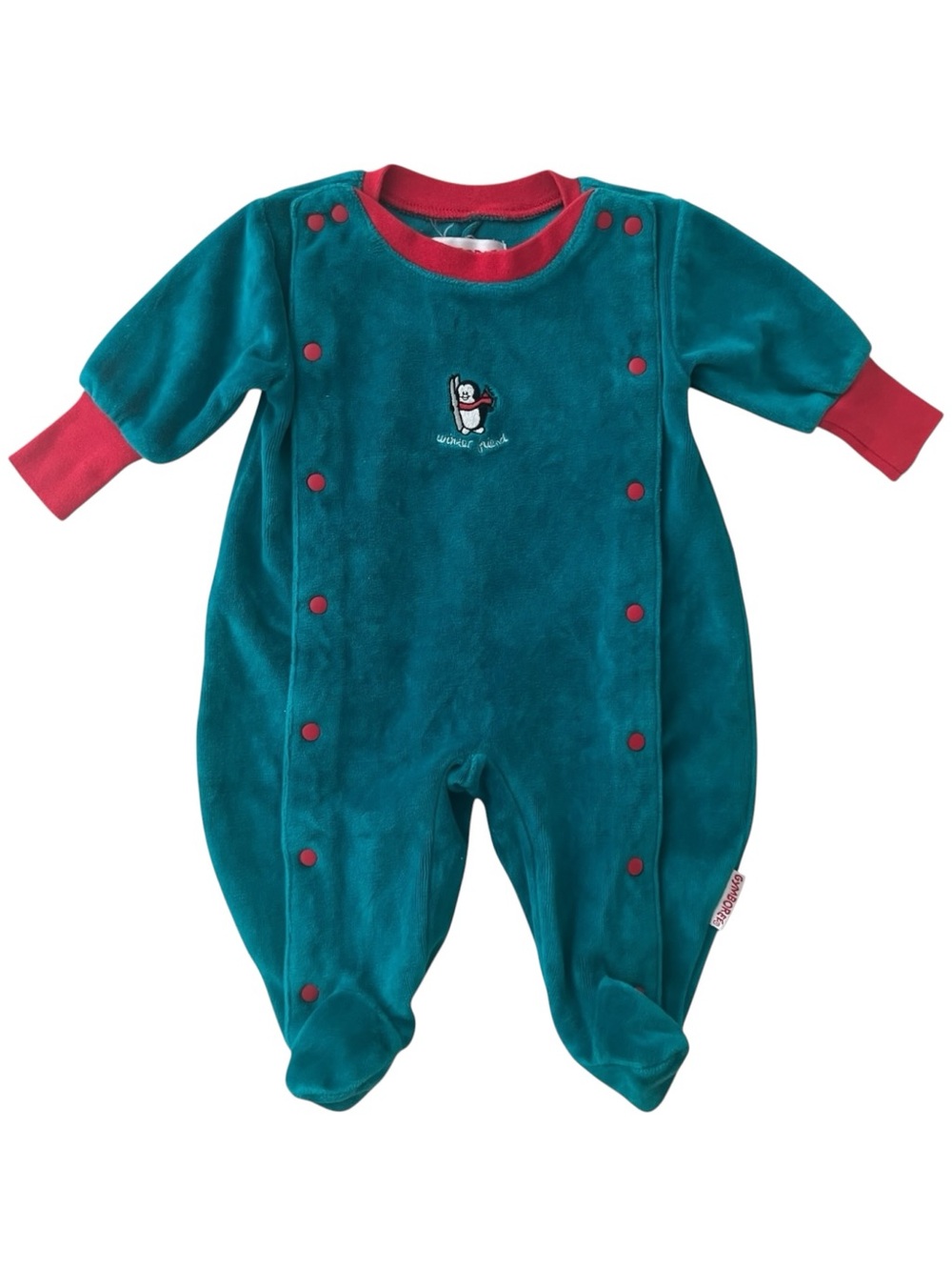Vintage 90s Gymboree Christmas Winter Baby Sleeper